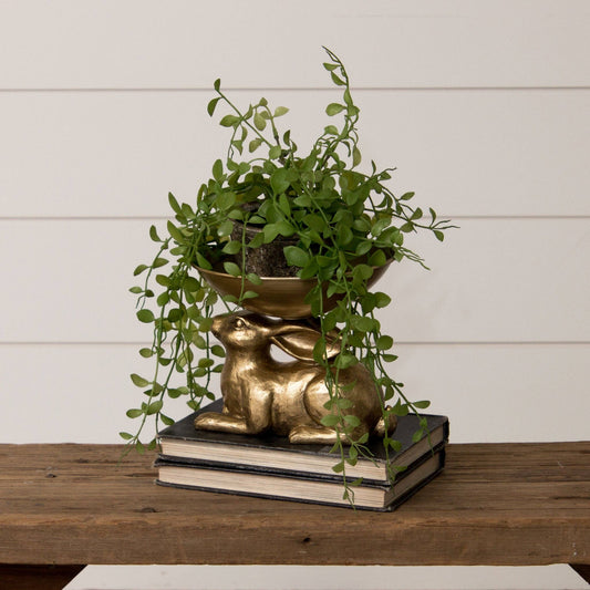 Rabbit Bowl Figurine