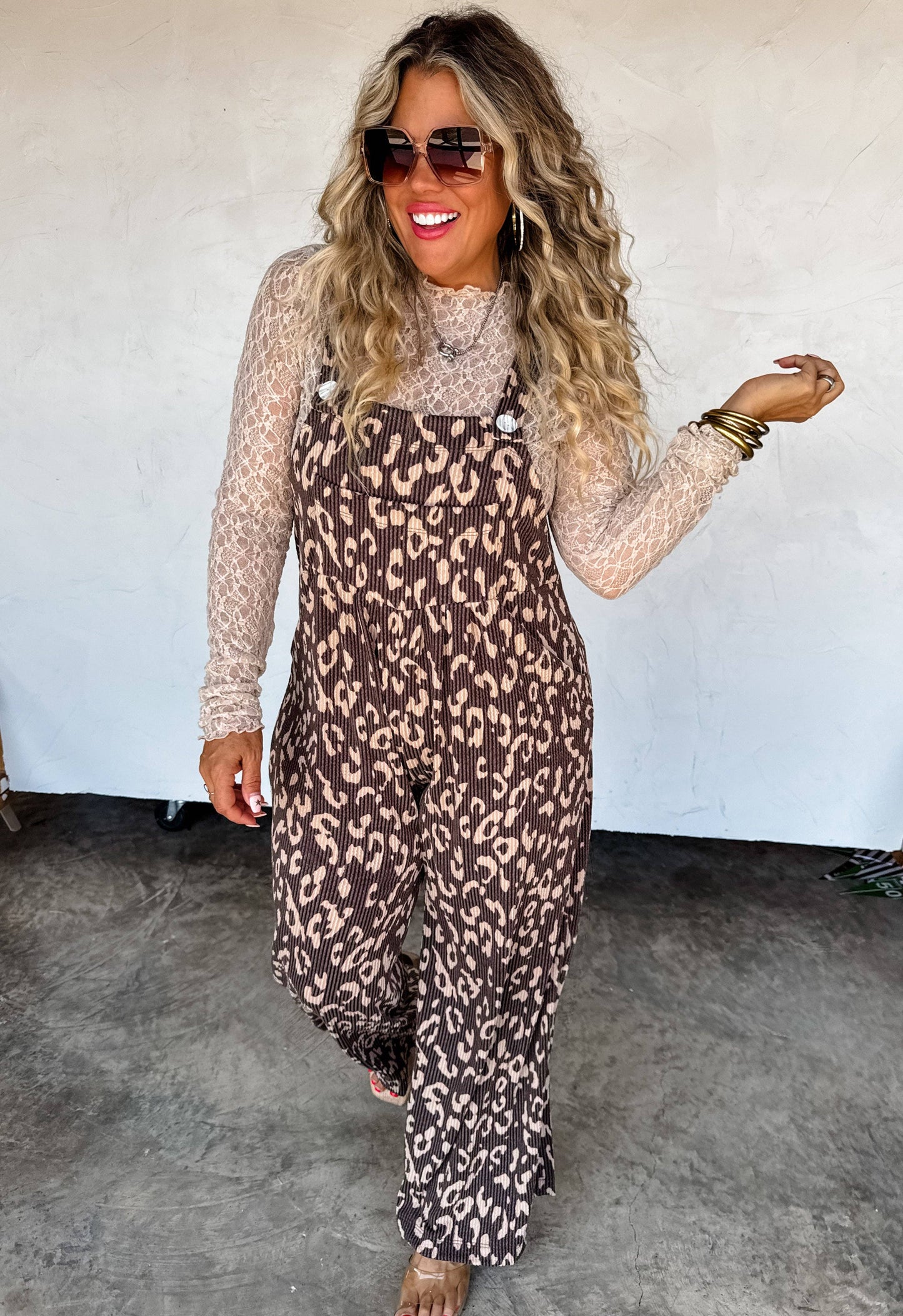 Karli Overalls - Cheetah
