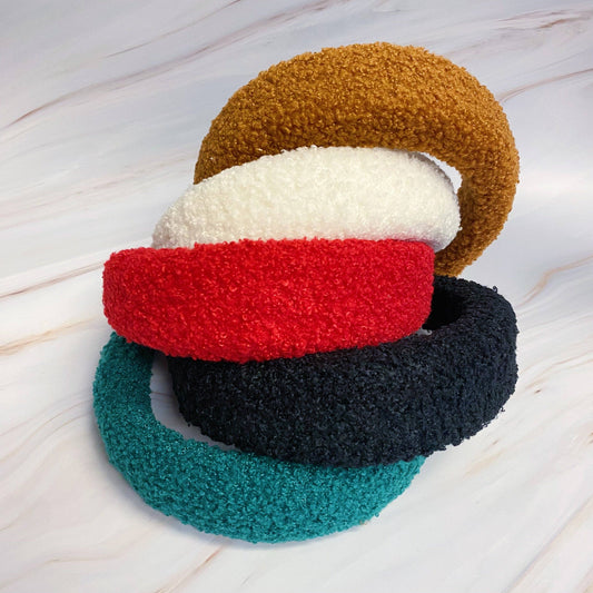 Teddy Cozy Headband: Black