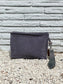 Small Terry Pouch Plastic Lined: Lilac