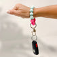 Silicone Keychain Wristlet - Pretty in Pearl