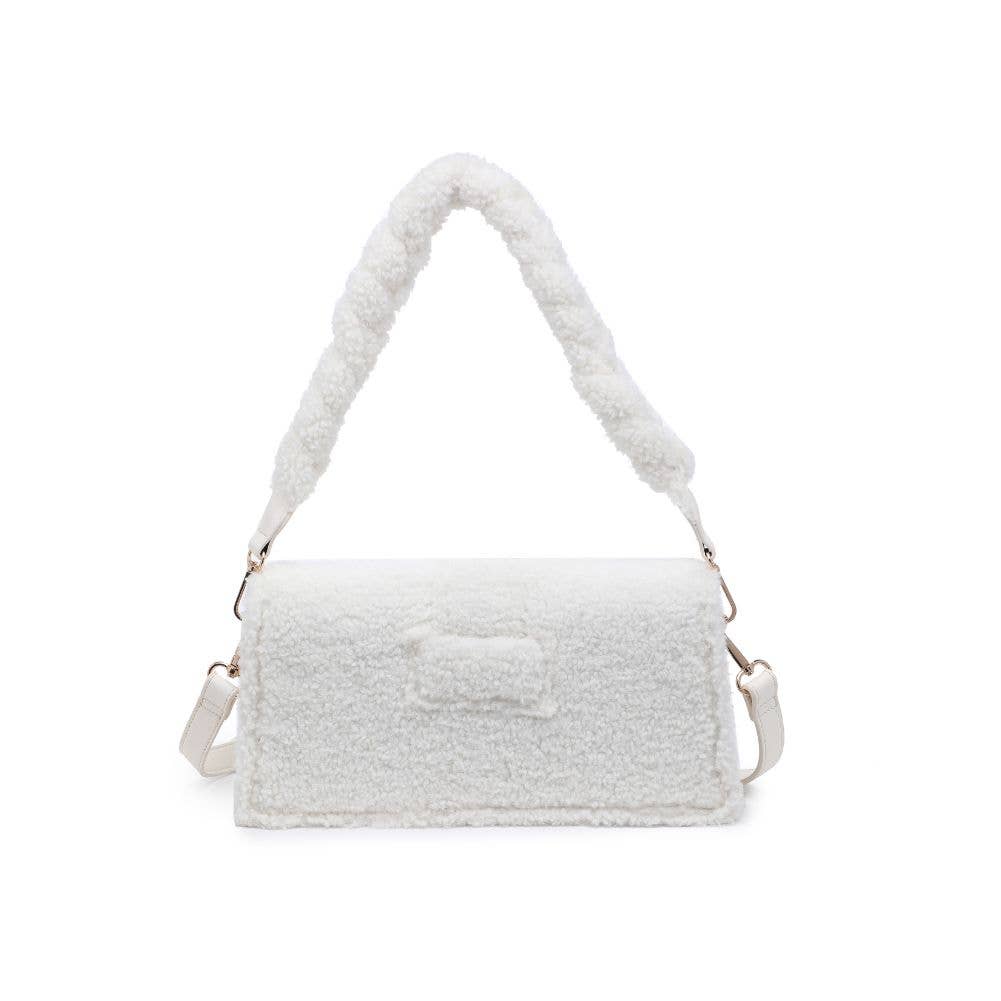 Fergie Sherpa Shearling East West Crossbody