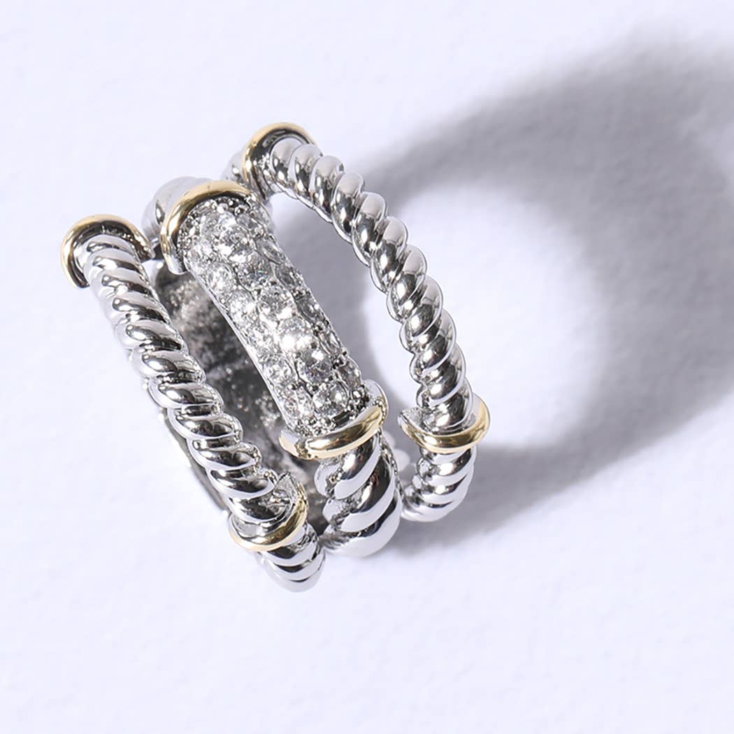 Cubic Zirconia Band Ring