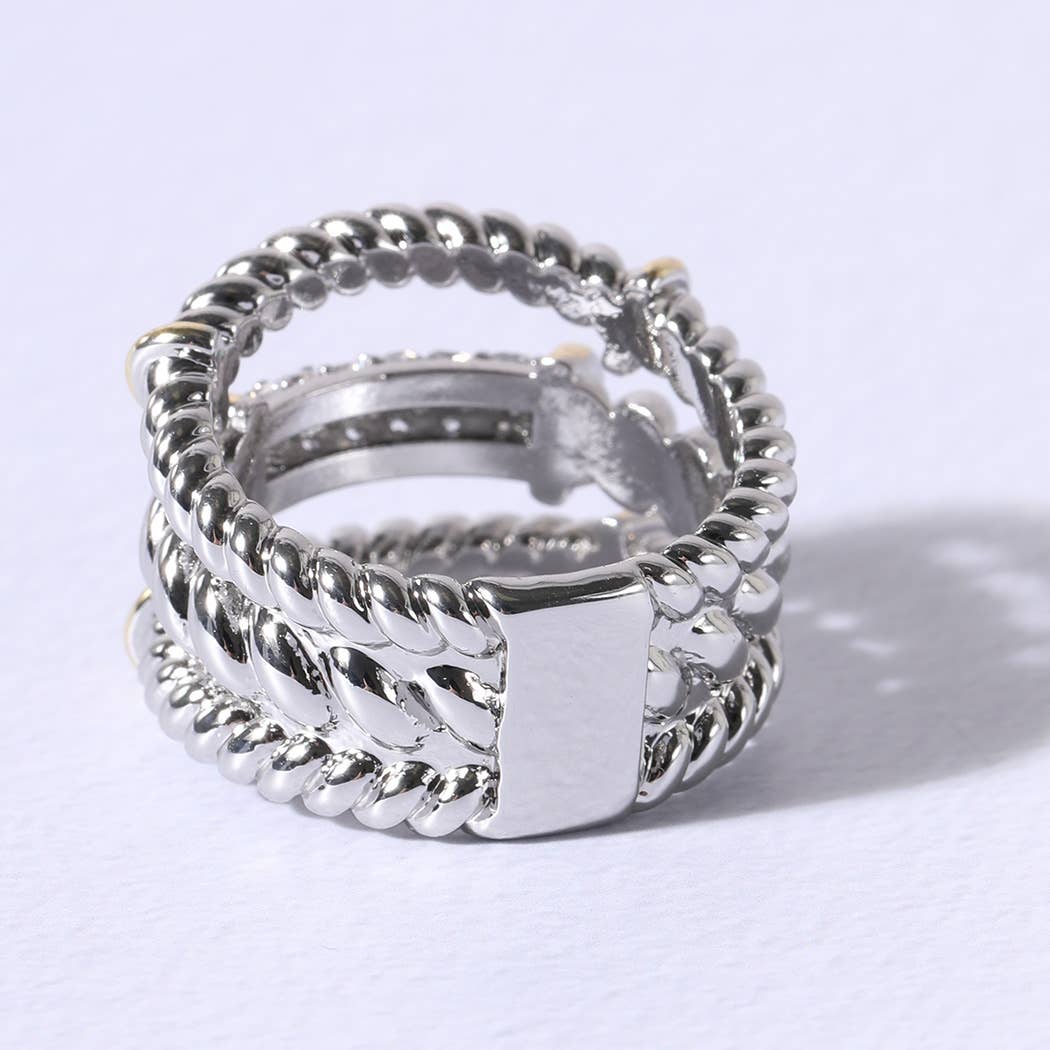 Cubic Zirconia Band Ring