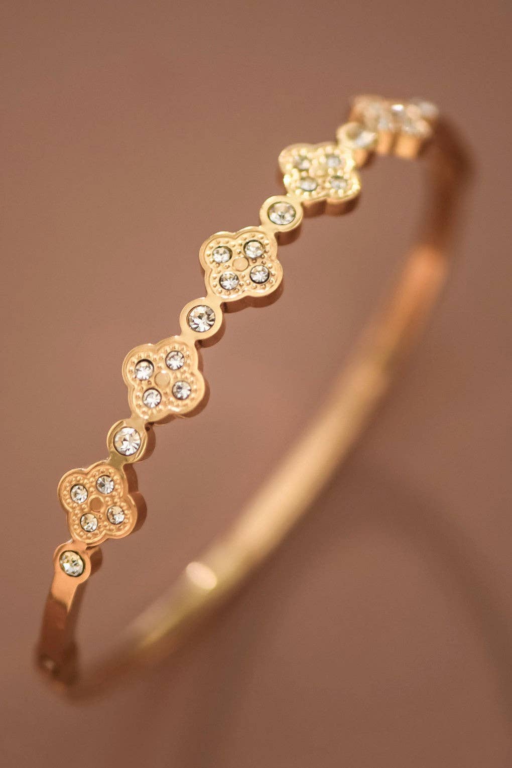 18K Gold Plated Waterproof Stainless Steel Bangle - 7726: S0OX3T7726