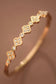 18K Gold Plated Waterproof Stainless Steel Bangle - 7726: S0OX3T7726