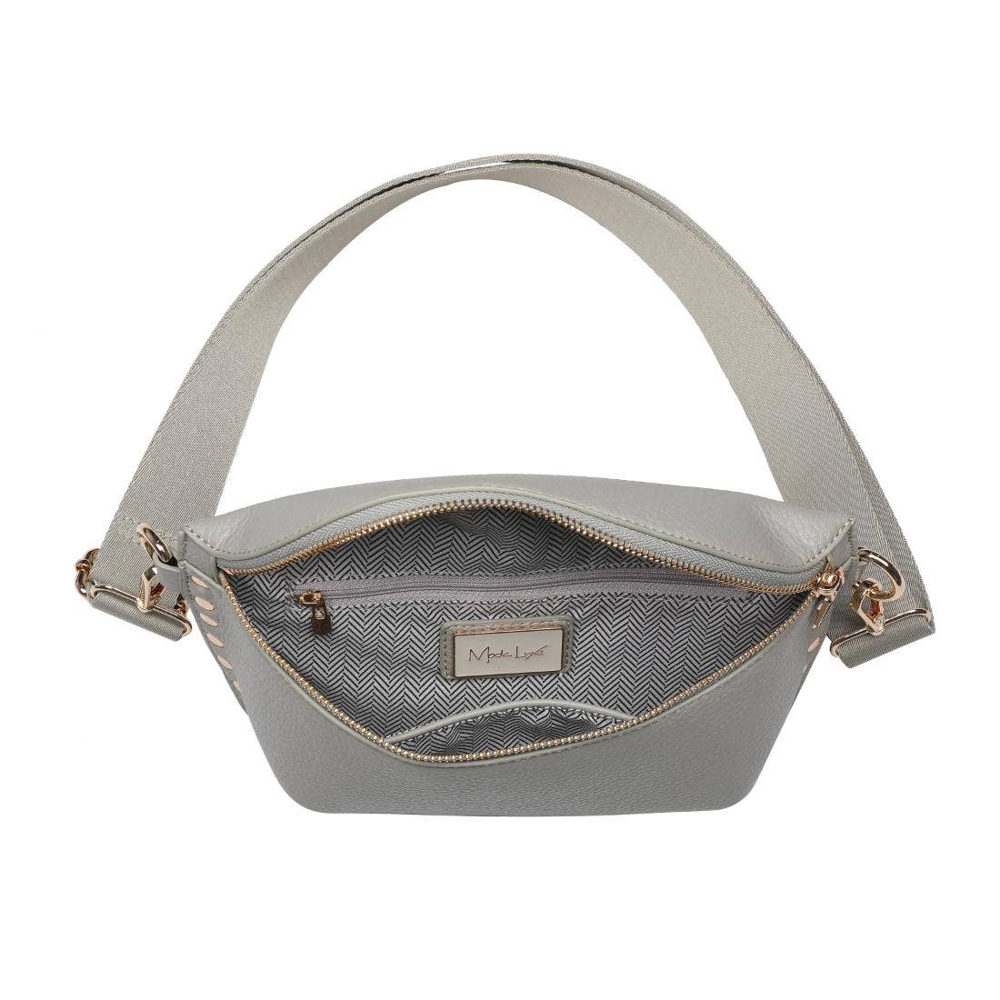 Gizelle Belt Bag: Stone