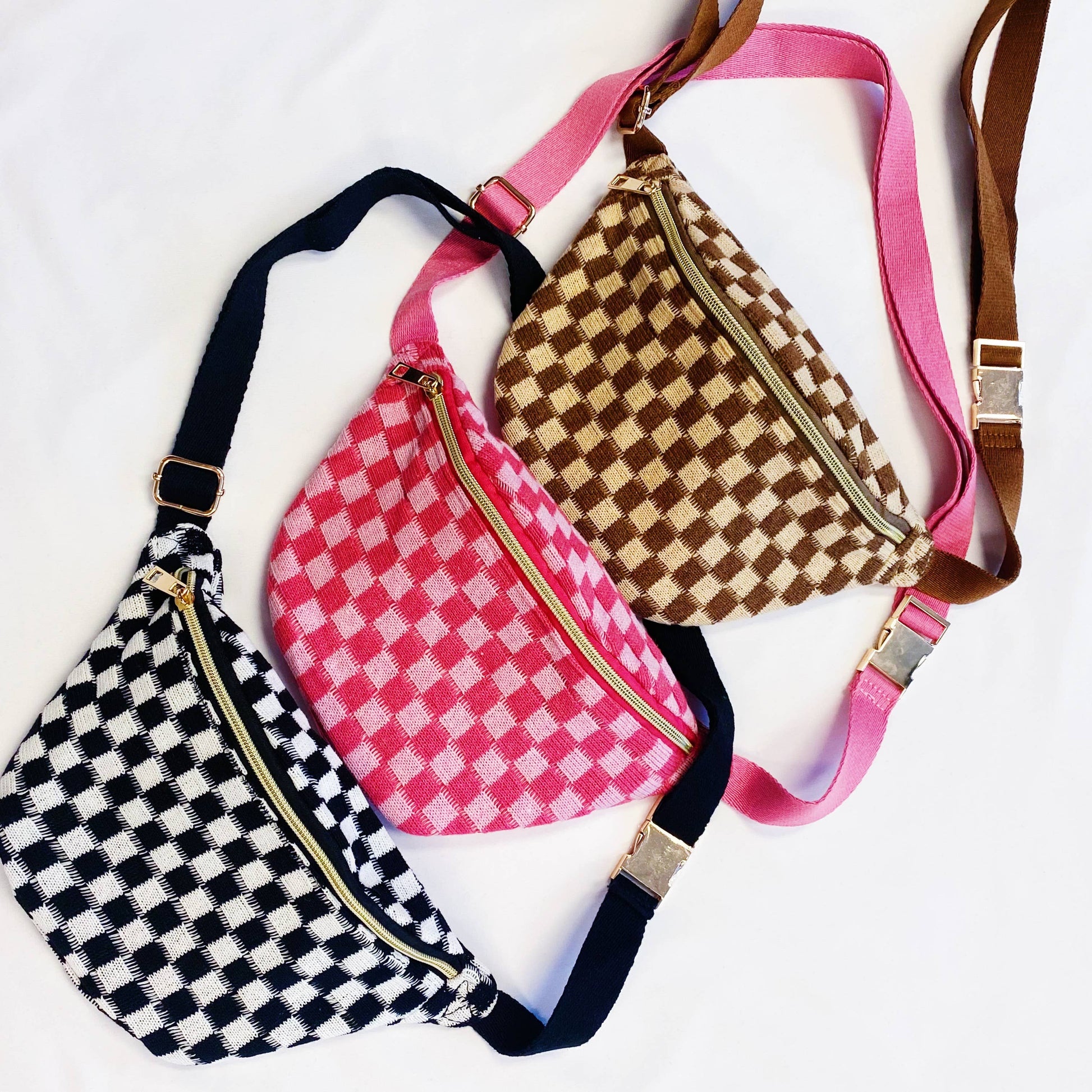 Check Yourself Belt Sling Bag: Pink – The Fernweh Boutique