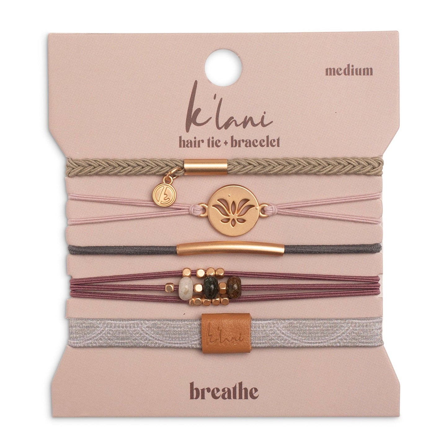 K'lani Hair Tie Bracelet - Breathe