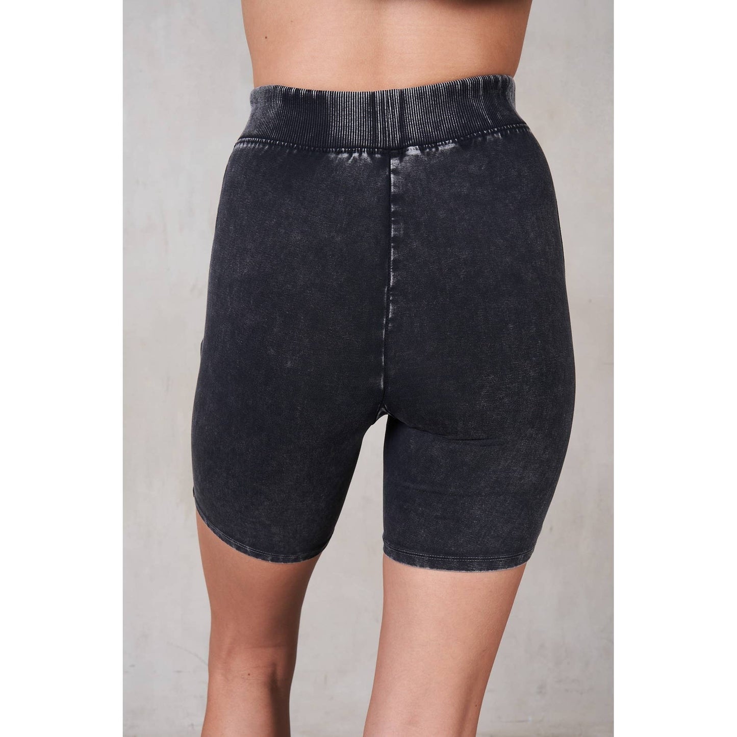 Mineral Washed Basic Bike Shorts