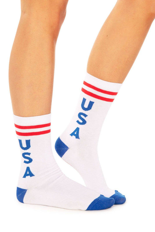 Women's Retro USA Socks