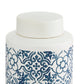 Ceramic Decorative Jars with Spanish Tile Patterns