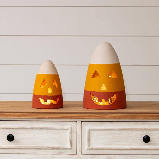 Candy Corn Jack O' Lanterns
