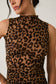 Cheetah Mesh Top