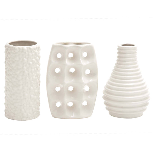 CosmoLiving by Cosmopolitan Assorted Ceramic Vases