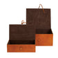 Leather Cowhide Storage Box's