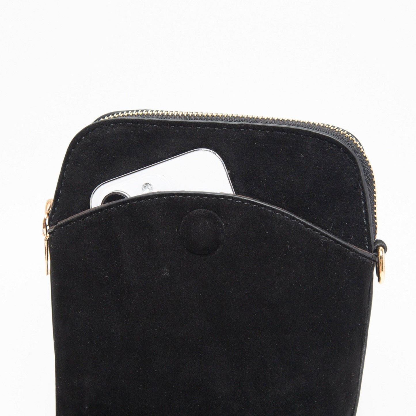 Tasia Mini Suede Crossbody Bag