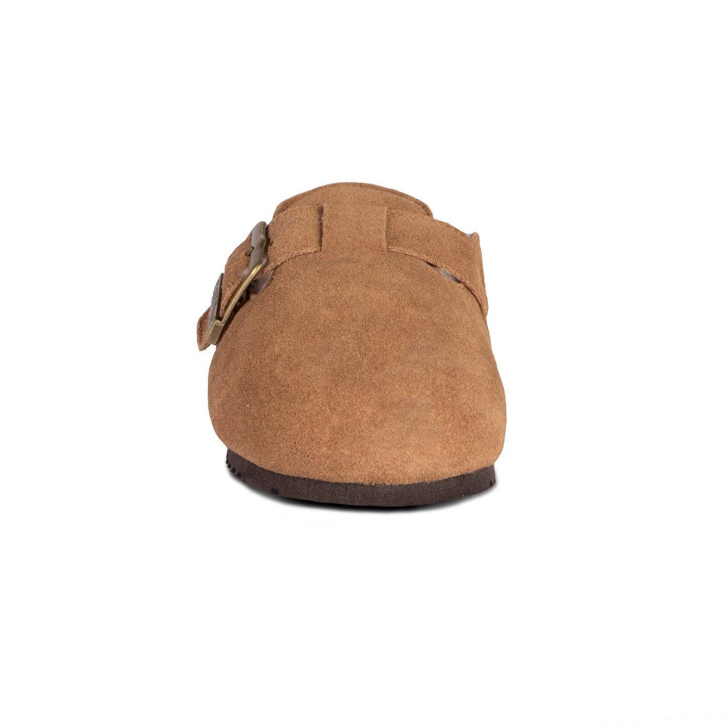 Cowhide Suede Clog - Womens (Chestnut)