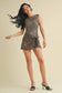Leopard Print Sleeveless Wrap Tie Front Dress