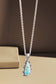 Western Hand Stone Teardrop Necklace