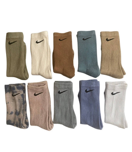 Swoosh It Up Socks - Cream