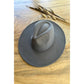 Classic Wide Brim Felt Primium Hat -Grey