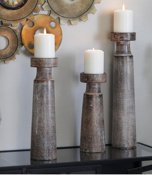 Art Deco Candle Holder Set