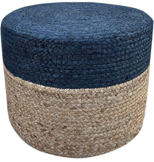 Jute Pouf Ottoman