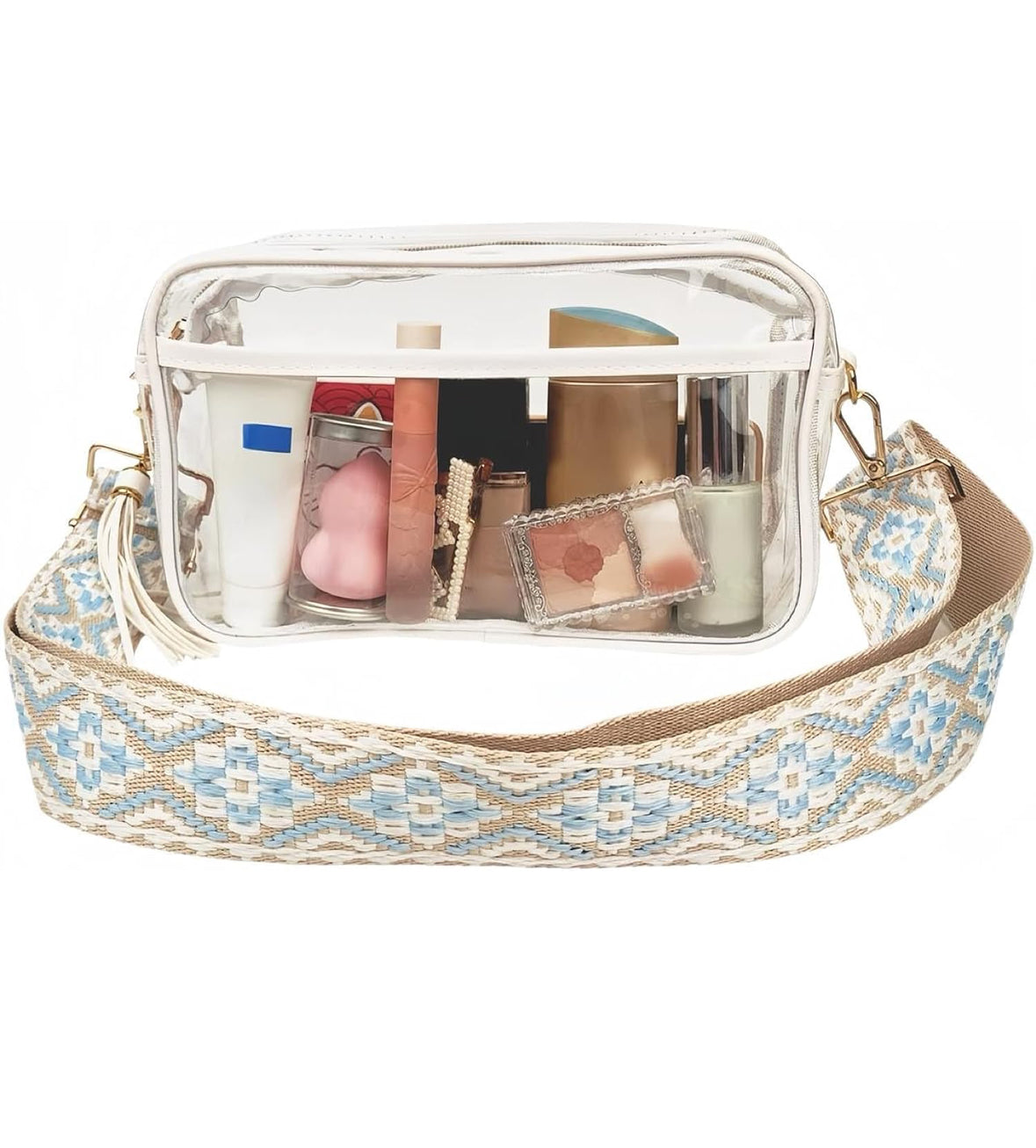 Clear Messenger Bag - Oceanside