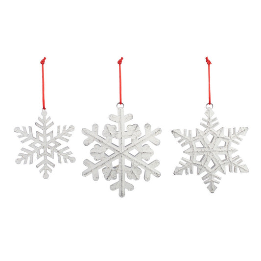 Metal Snowflake Ornaments