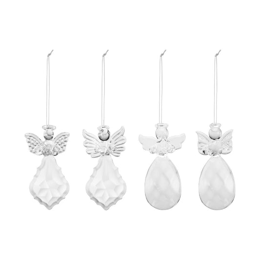 Faceted Angel Ornaments