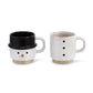 Snowman Stacked Mugs Set of 2