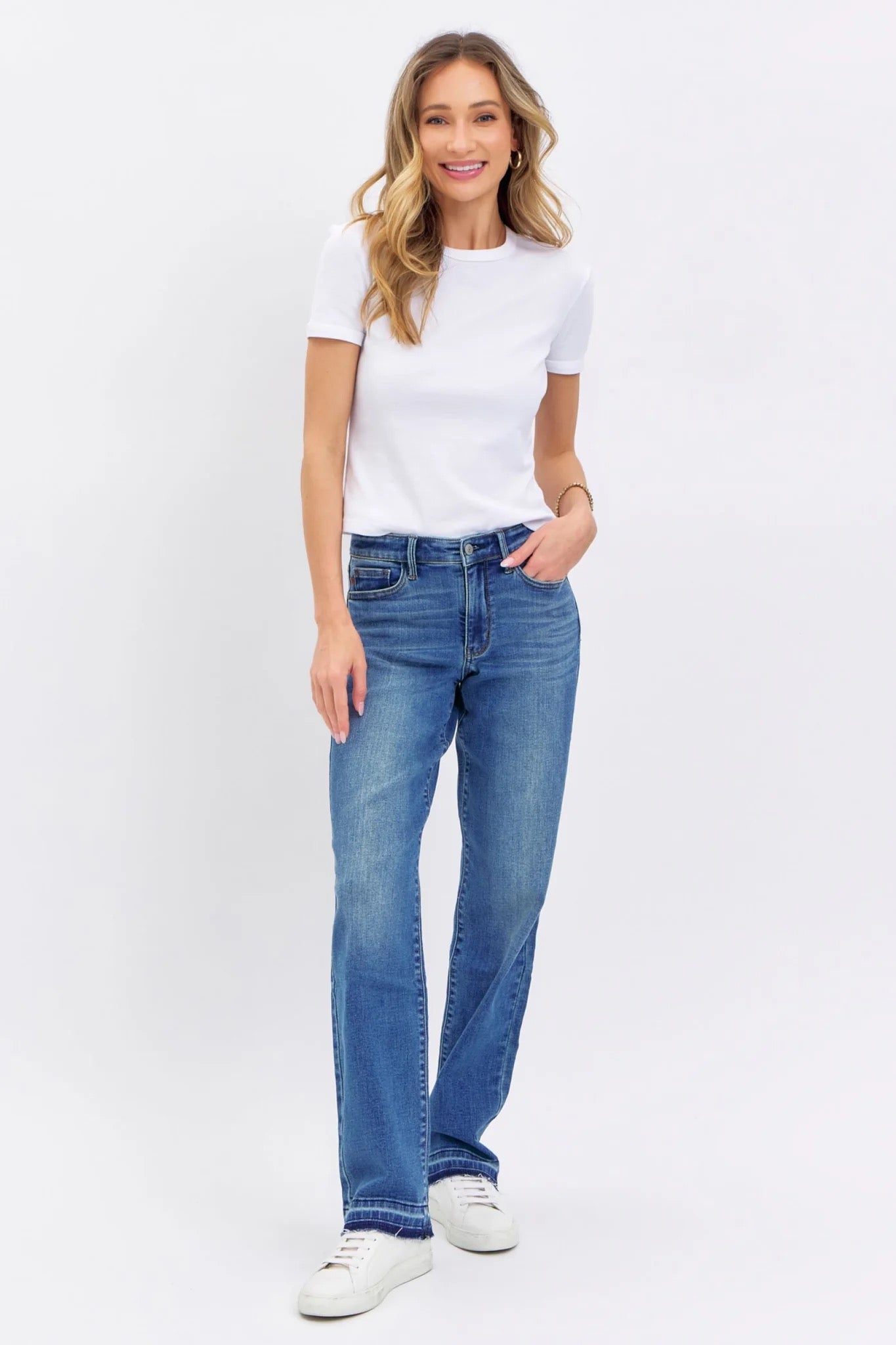 Judy Blue MR Dad Jean With Release Hem