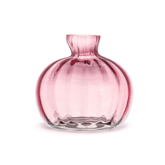 Pink Glass Bud Vase
