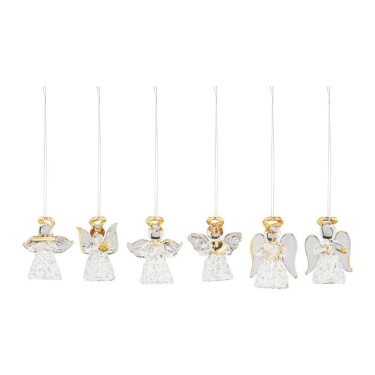 Mini Angel Ornaments - Spun Glass