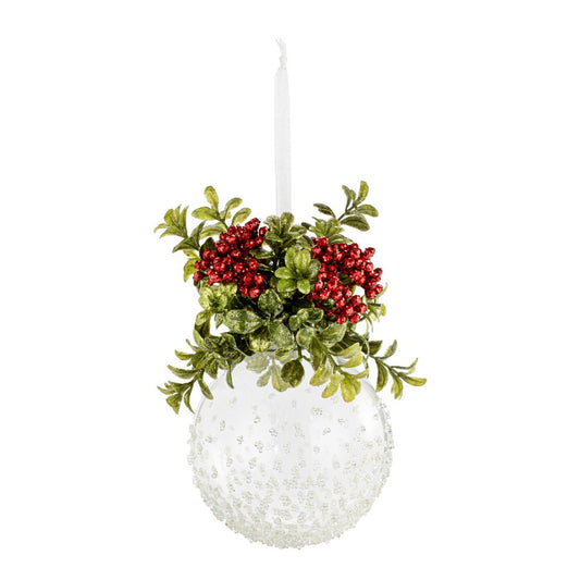 Mistletoe Kissing Ball Ornament