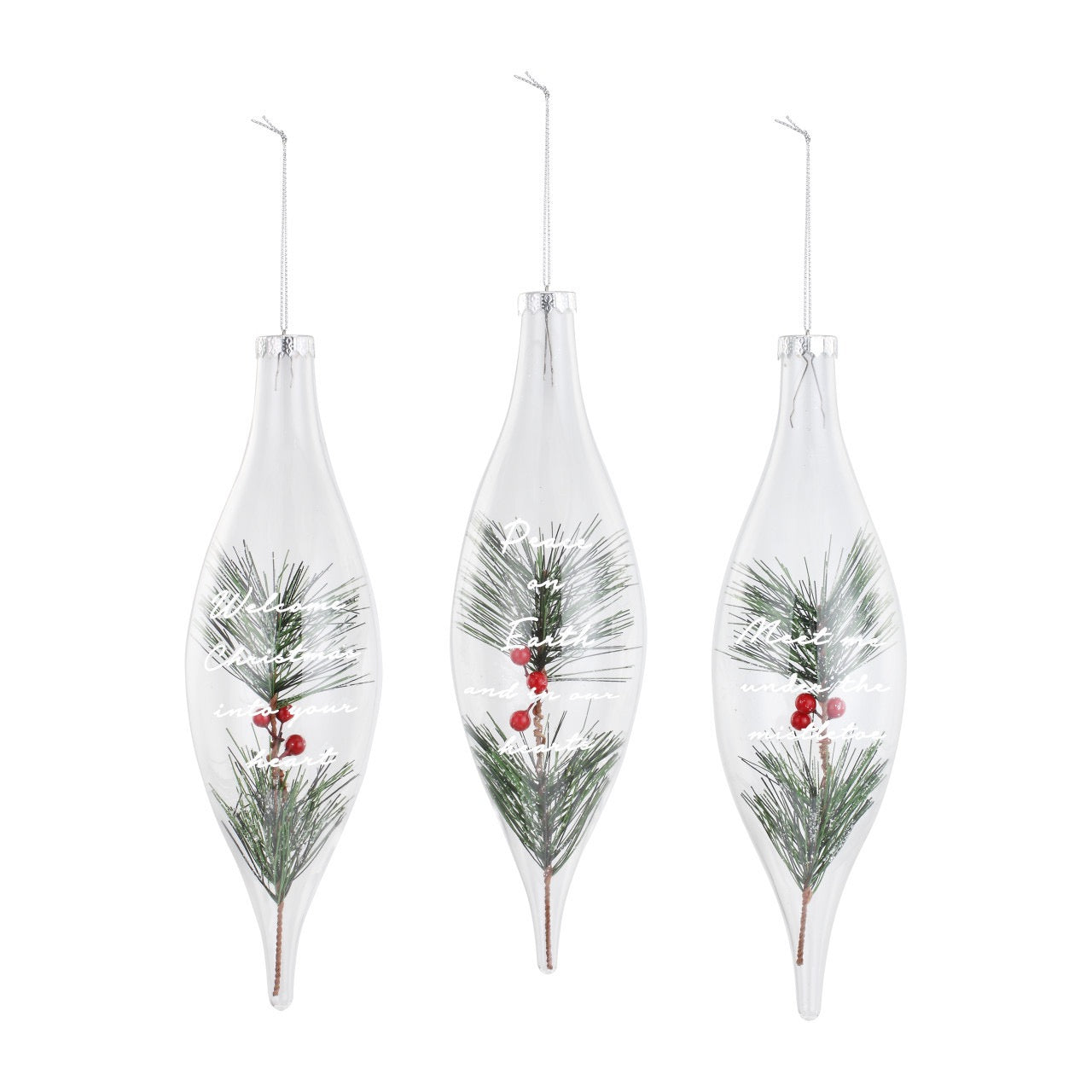 Frosted Glass Ornaments