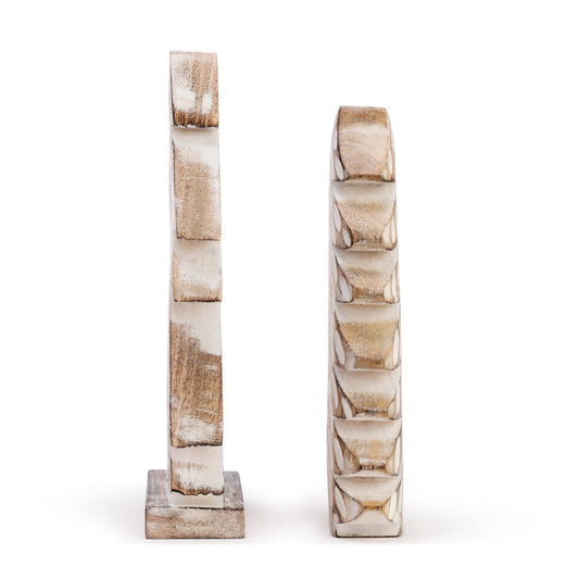 Whitewashed Wood Trees