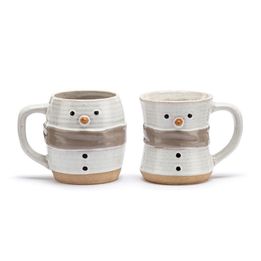 Snow Day Snowmen Cuddle Mugs - Set of 2