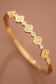 18K Gold Plated Waterproof Stainless Steel Bangle - 7726: S0OX3T7726