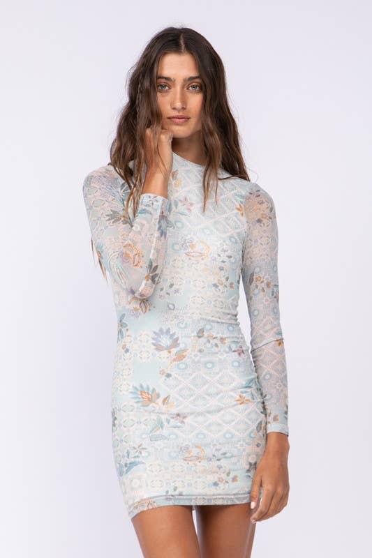 Boho Floral Mini Dress