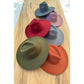 Classic Wide Brim Felt Primium Hat : Rust