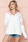 Wave Rib Contrast Top