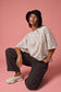 Camo Ribbed Loose Fit Ribbed Shirt