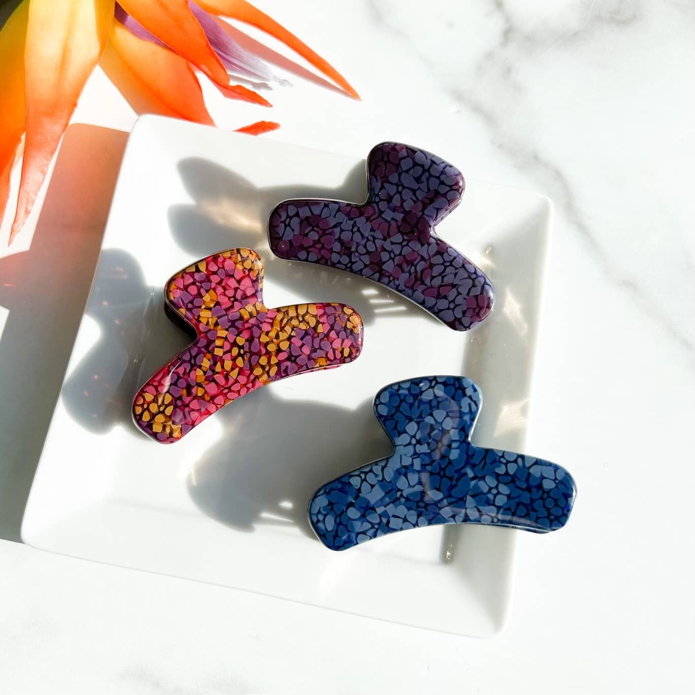 Mini French Claw - Flora Collection: Endless Summer