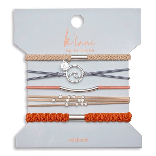 K'lani hair tie bracelet - Celebrate