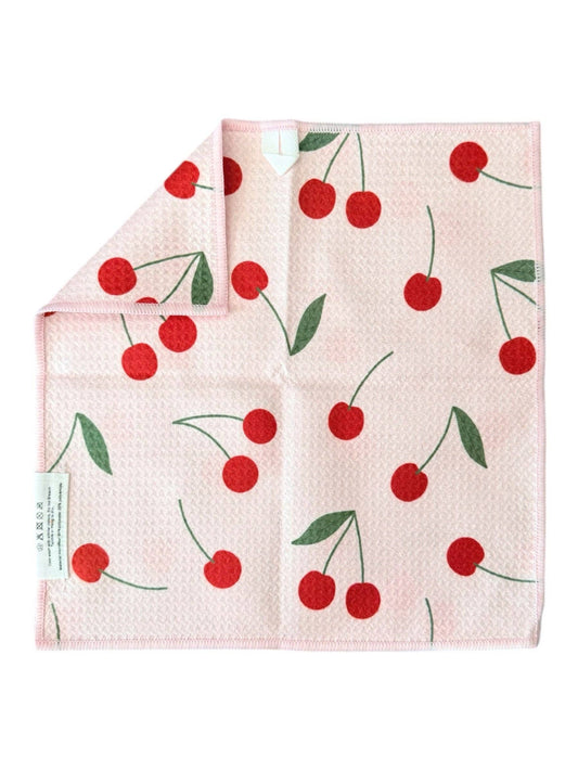 Put A Cherry On It: Double-Sided Washcloth/Hand towel