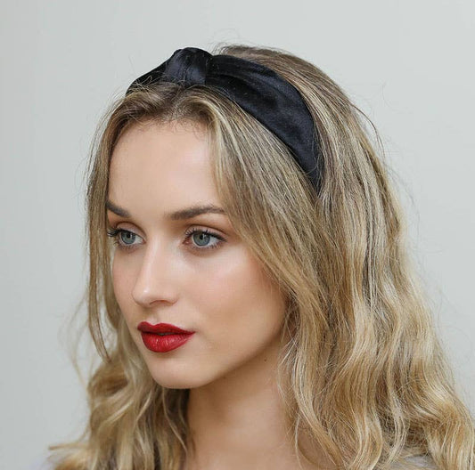 Velvet Turban Twist Knot Headband