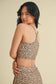 Leopard Print Racerback Crop Tank