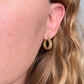 Hoop Earrings - Ridged